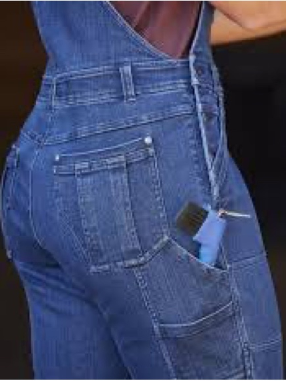 Kerrits Indigo Denim Women's Overalls with Utility Pockets